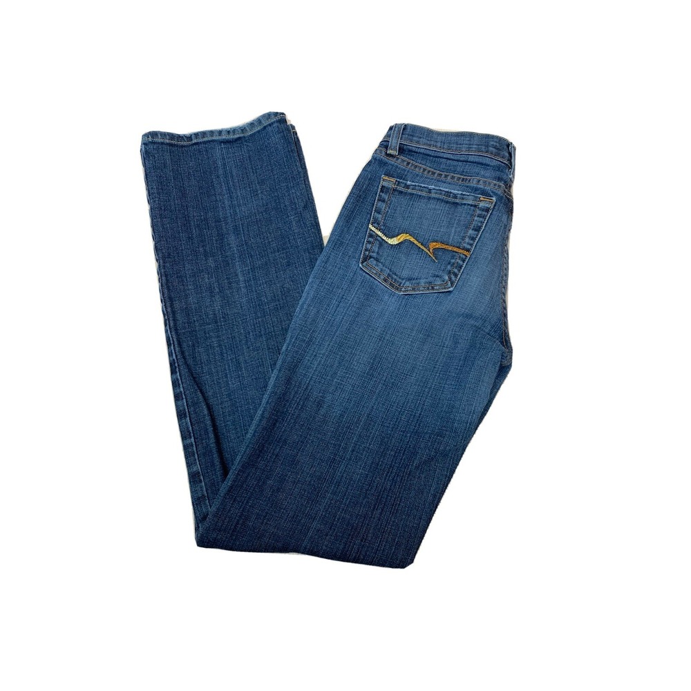 David Kahn Womens Jeans Blue Size 4 Boot Mid‎ Rise Denim Wash 28x33.5